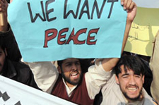 we want peace